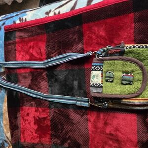 Green and Brown Women's Bag